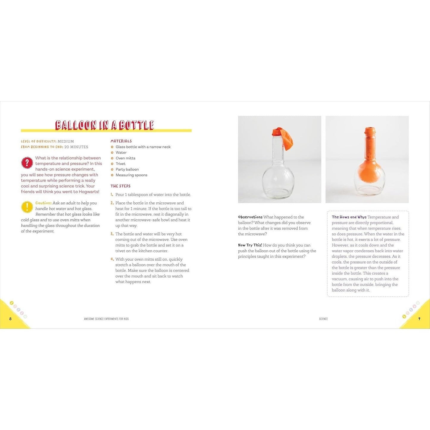 Awesome Science Experiments for Kids: 100+ Fun STEAM Projects and Why They Work (Awesome Steam Activities for Kids) (Spiral Bound)