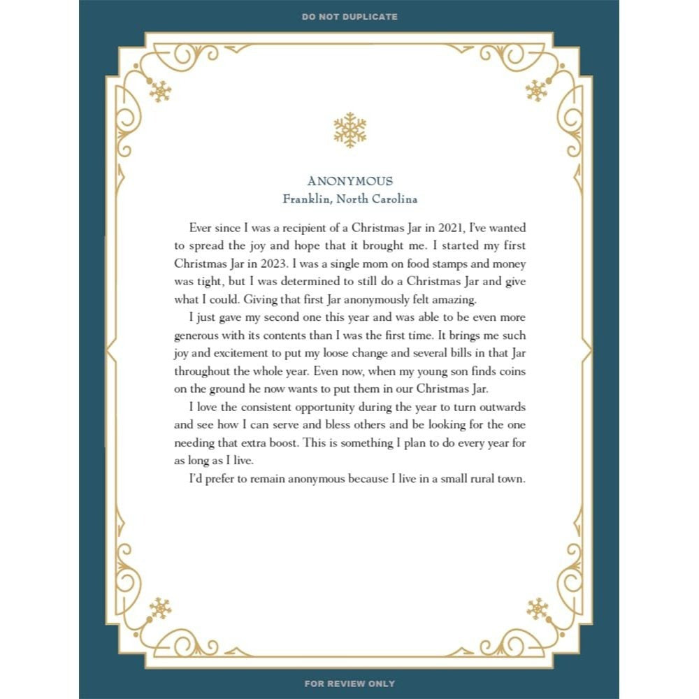 Christmas Jars Cookbook: Recipes, Crafts, and Heartwarming Stories from Our Family to Yours
