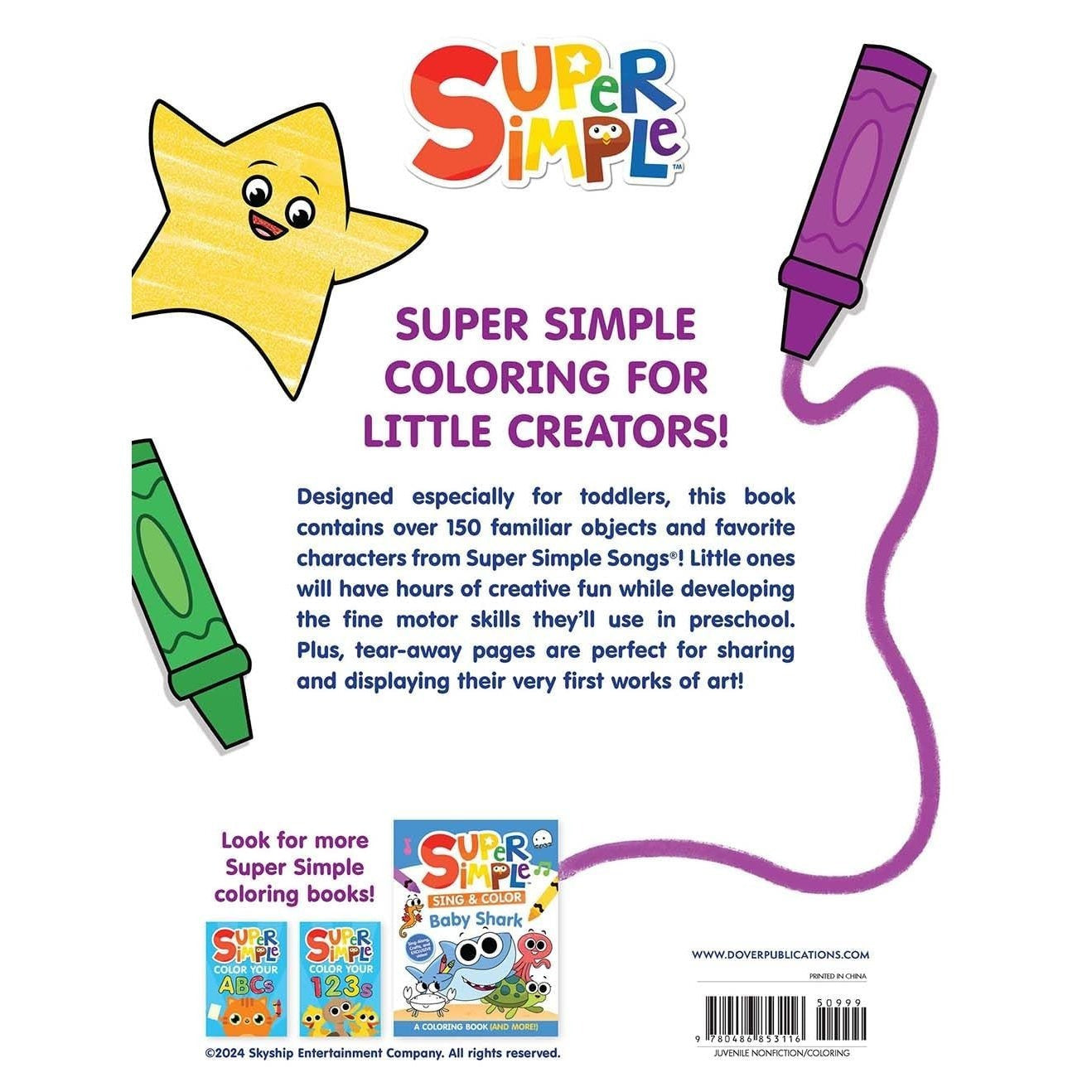 My First Super Simple Coloring Book