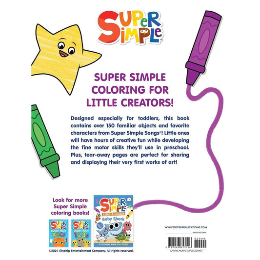 My First Super Simple Coloring Book