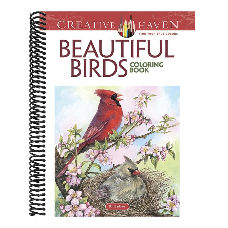 Creative Haven Beautiful Birds Coloring Book