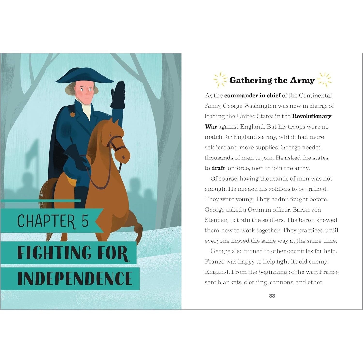 The Story of George Washington: An Inspiring Biography for Young Readers