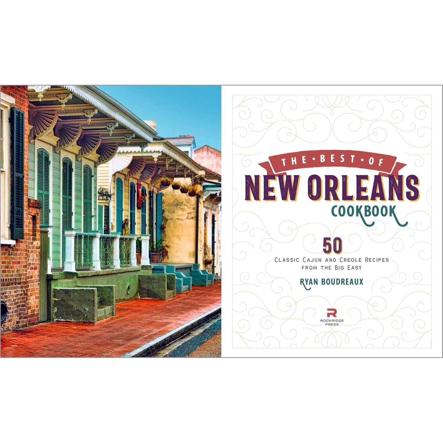 The Best of New Orleans Cookbook: 50 Classic Cajun and Creole Recipes from the Big Easy (Spiral Bound)