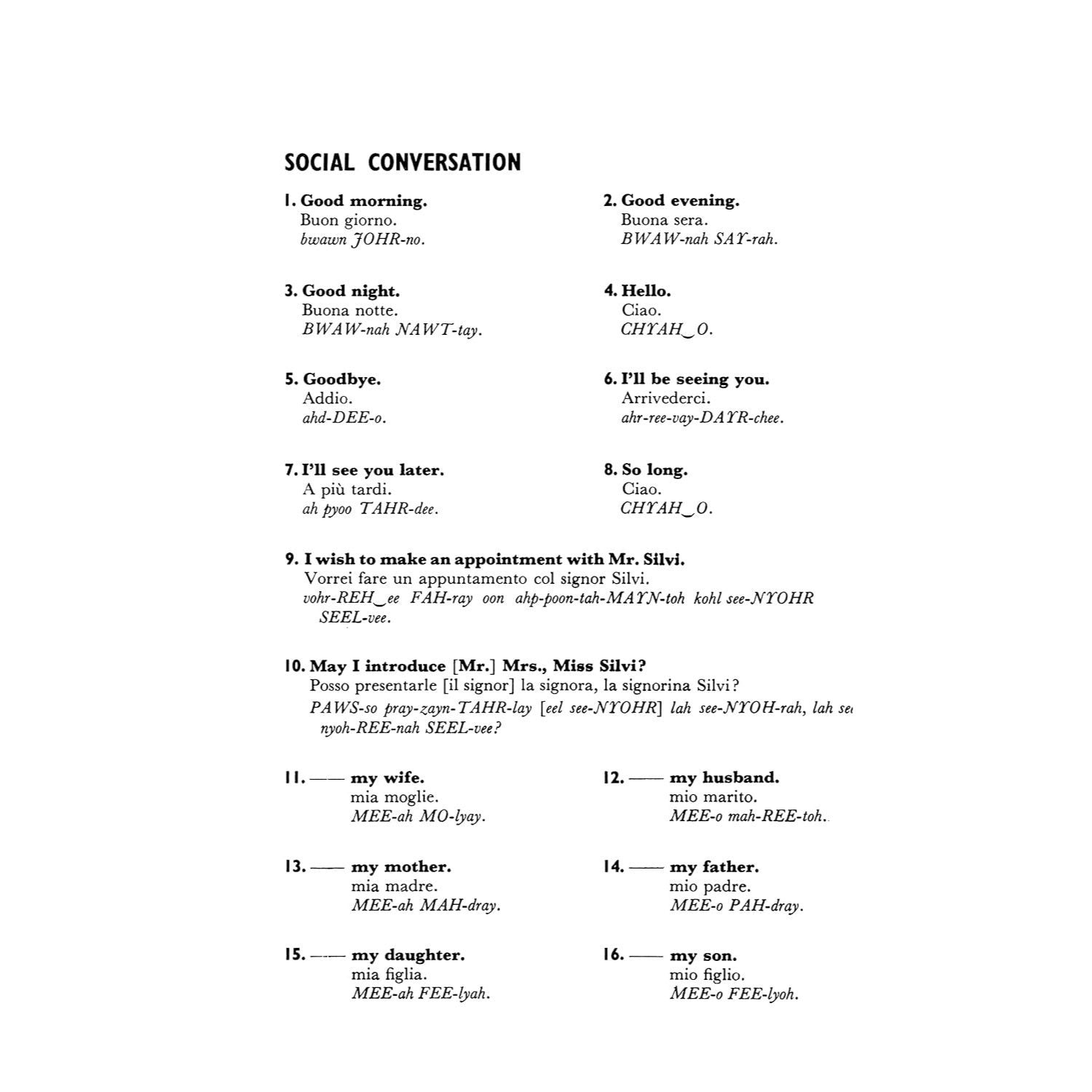Easy Italian Phrase Book: Over 770 Phrases for Everyday Use