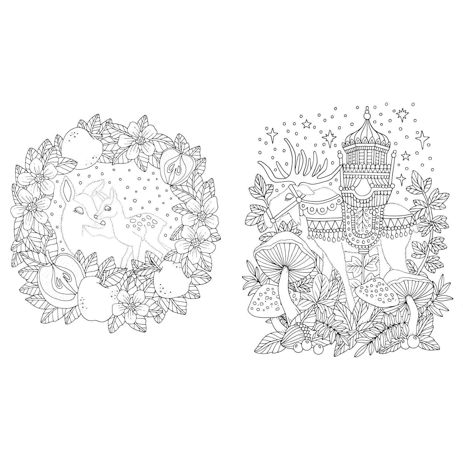 Fairy Tales & Folklore Coloring Book: A Magical Journey Inspired by Scandinavian Fables