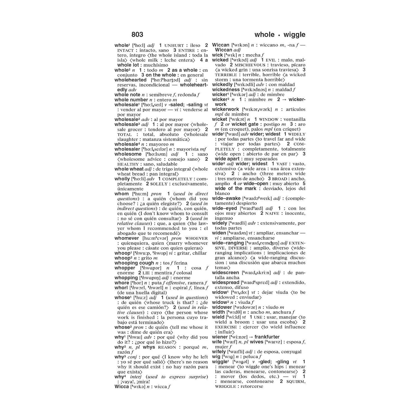 Merriam-Webster's Spanish-English Dictionary