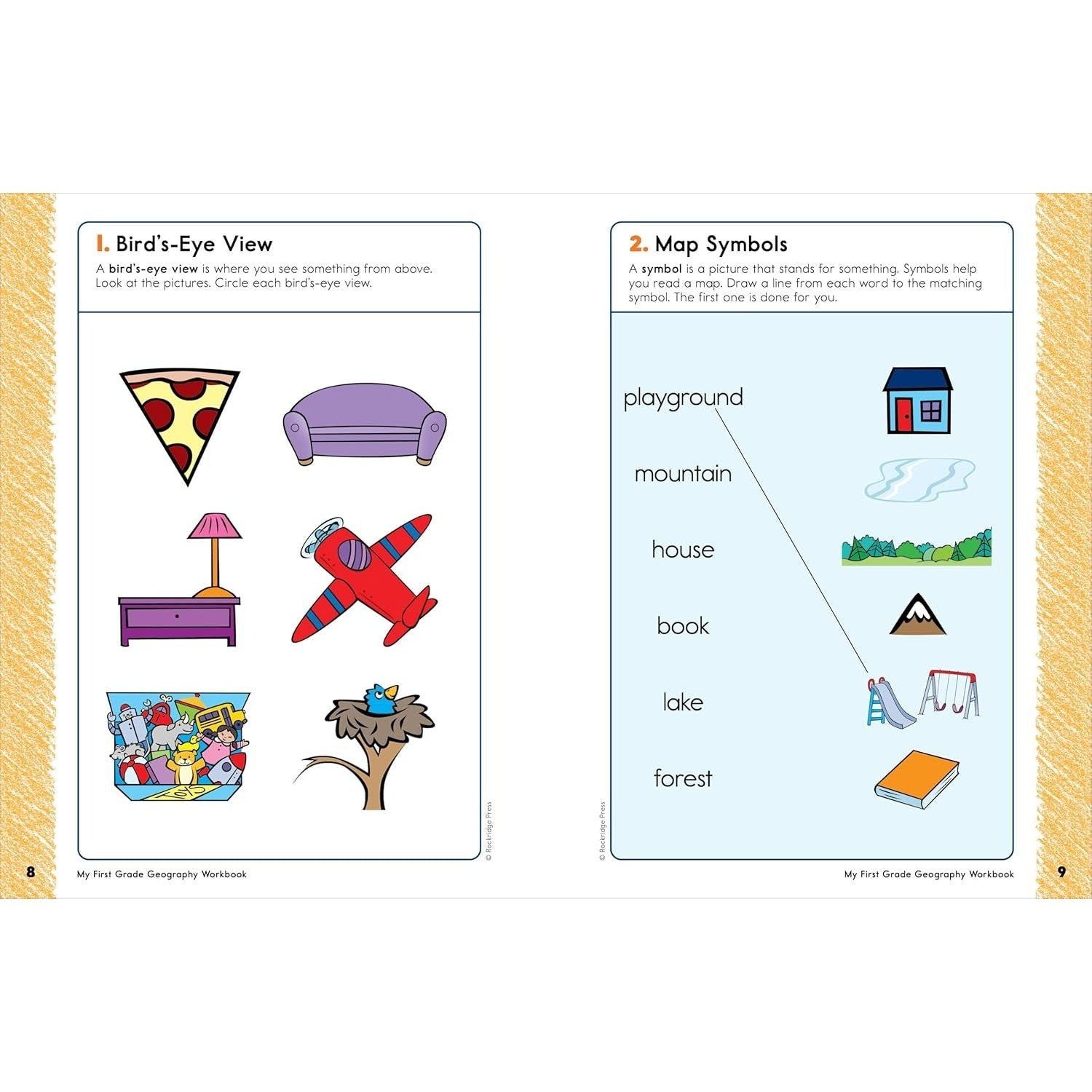 My First Grade Geography Workbook: 101 Games & Activities to Support First Grade Geography Skills (My Workbook)