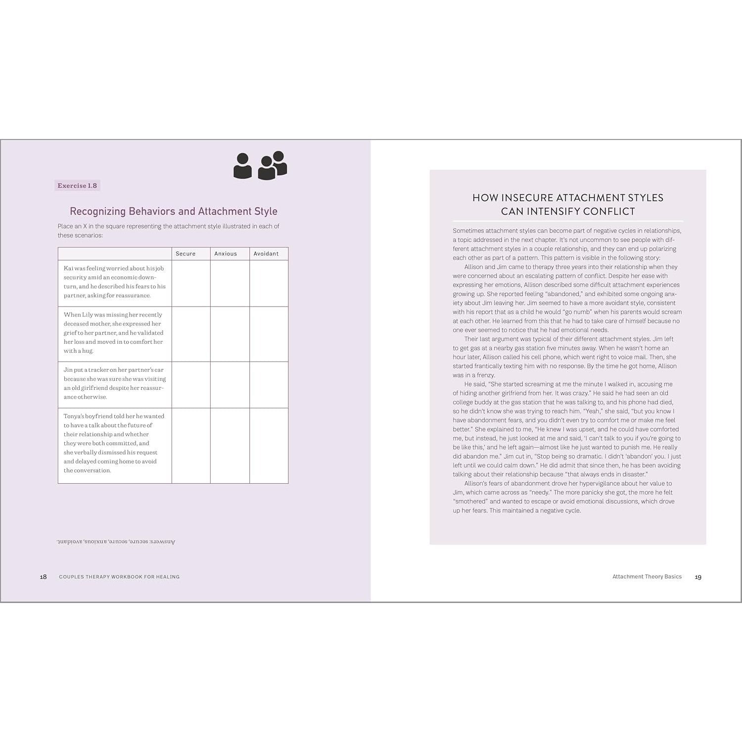 Couples Therapy Workbook for Healing: Emotionally Focused Therapy Techniques to Restore Your Relationship (Spiral Bound)