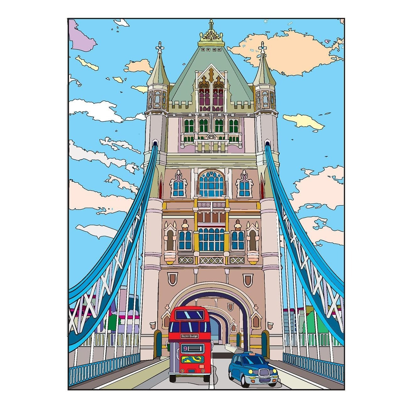 Creative Haven Bridges Coloring Book
