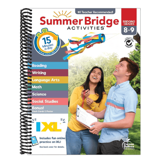 Summer Bridge Activities, Grades 8 - 9
