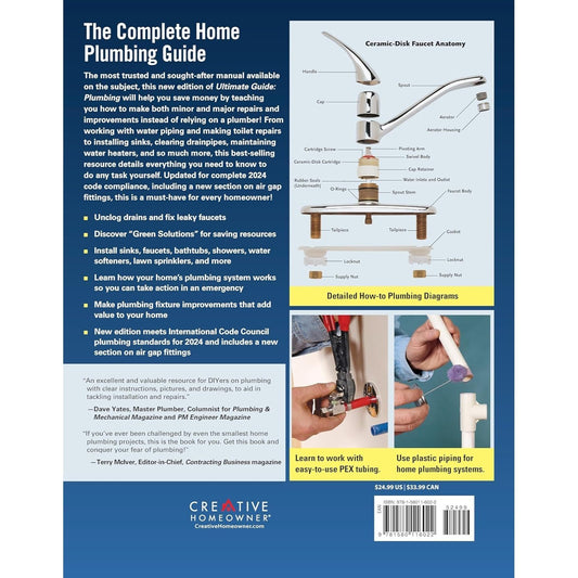Ultimate Guide: Plumbing, Updated 6th Edition: Meets 2024 National Plumbing Code Standards