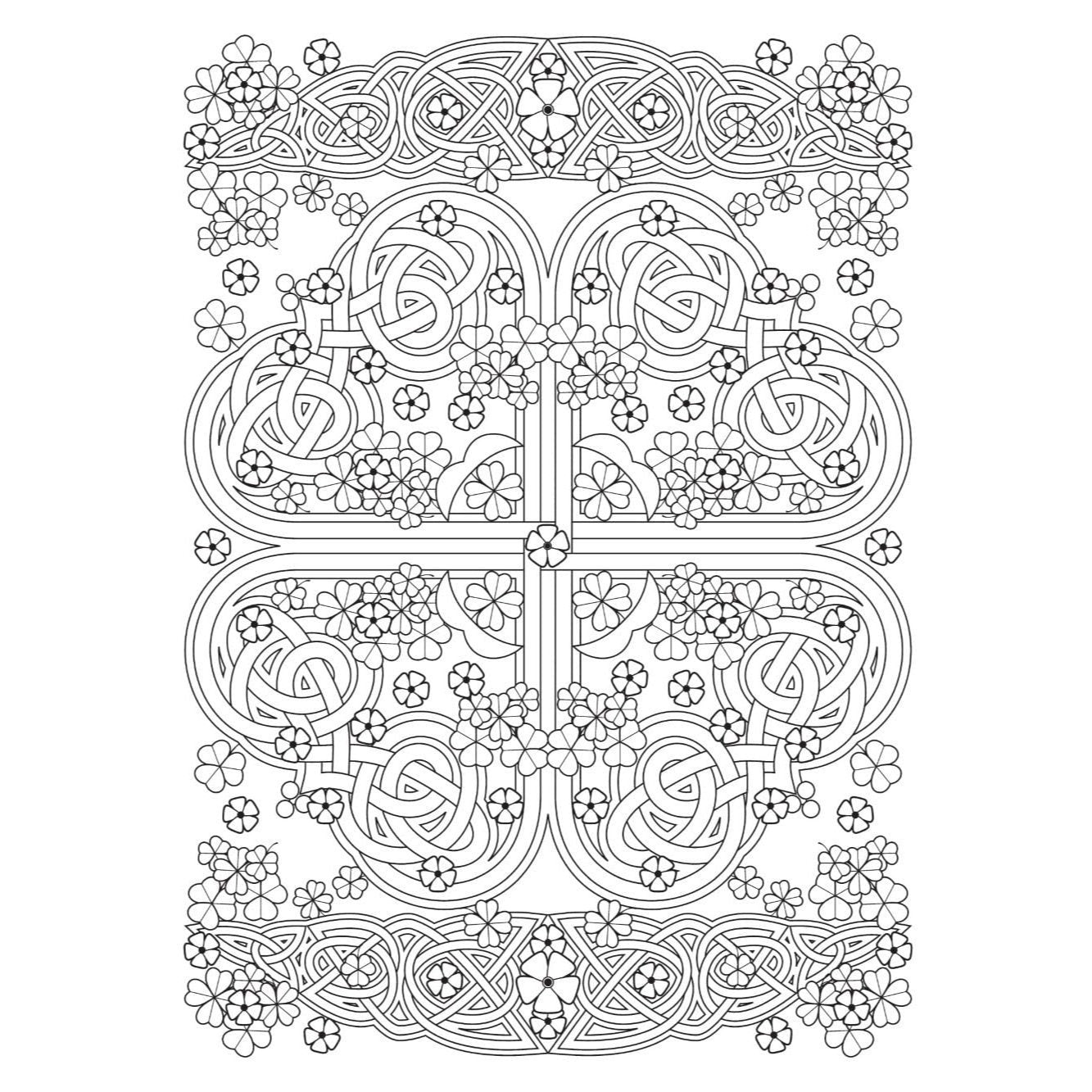 Creative Haven Celtic Nature Designs Coloring Book