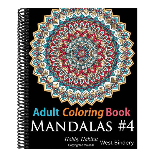 Adult Coloring Book: Mandalas #4: Coloring Book for Adults Featuring 50 High Definition Mandala Designs