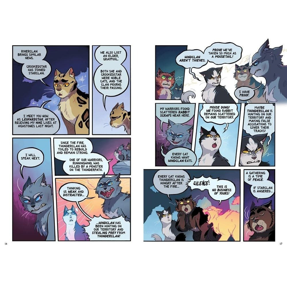 Warriors Graphic Novel: The Prophecies Begin, Part Three of Three