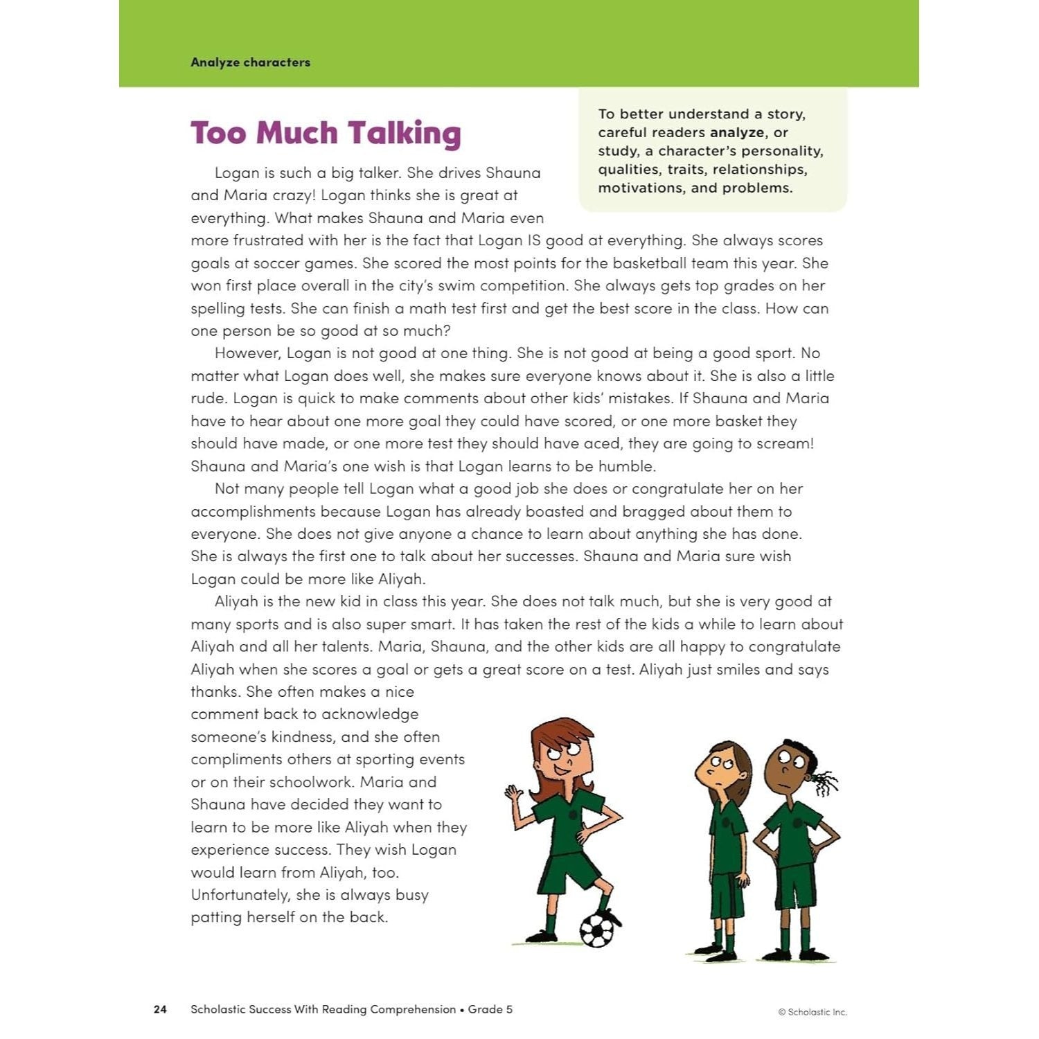 Scholastic Success with Reading Comprehension Grade 5 Workbook
