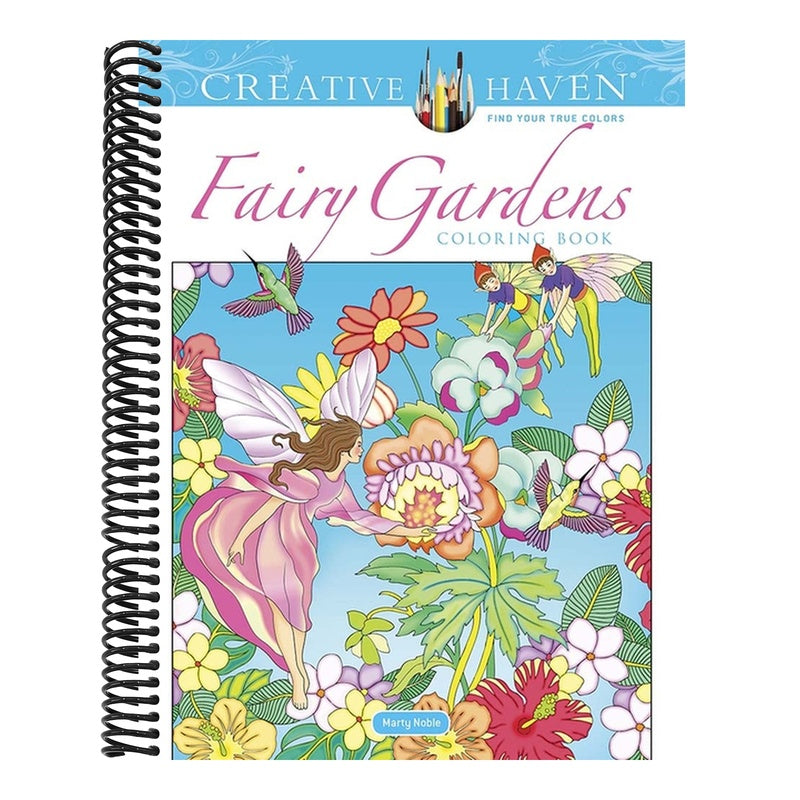 Creative Haven Fairy Gardens Coloring Book