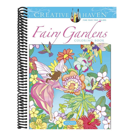 Creative Haven Fairy Gardens Coloring Book
