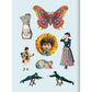 The Antiquarian Sticker Book: Bibliophilia: Over 1,000 Exquisite & Erudite Stickers