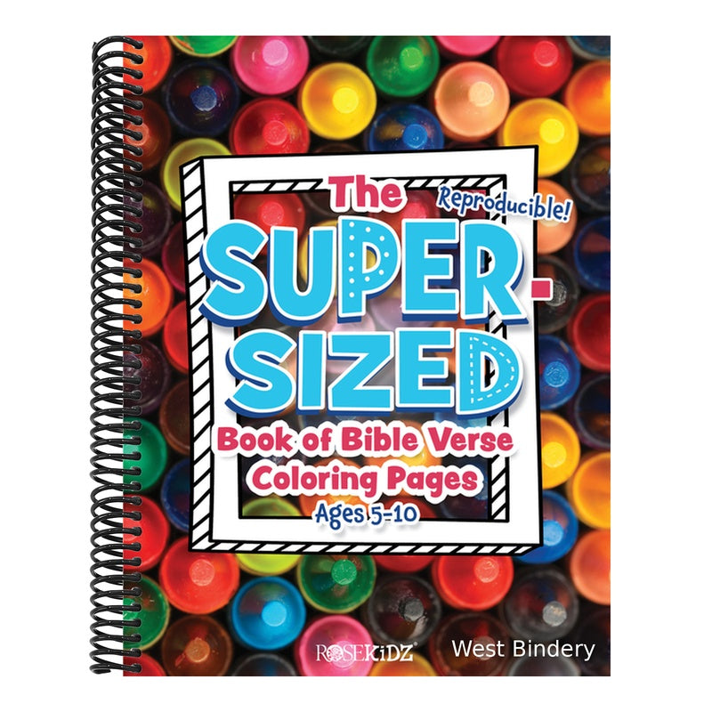 The Super-Sized Book of Bible Verse Coloring Pages