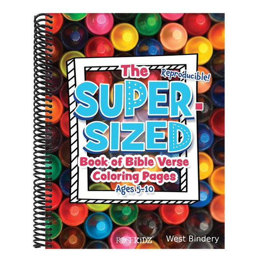 The Super-Sized Book of Bible Verse Coloring Pages
