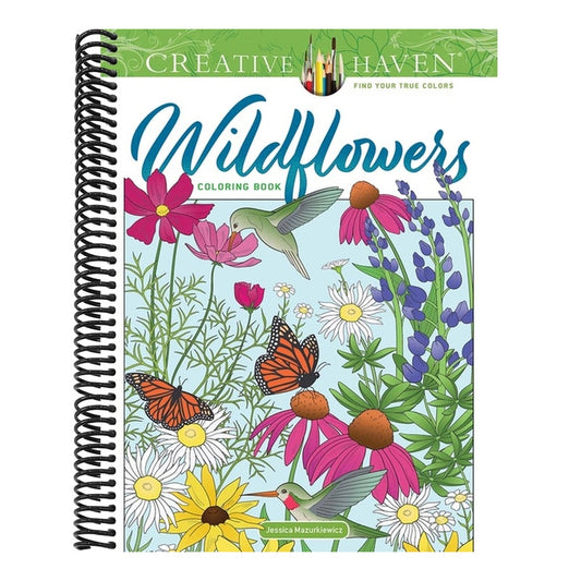 Creative Haven Wildflowers Coloring Book