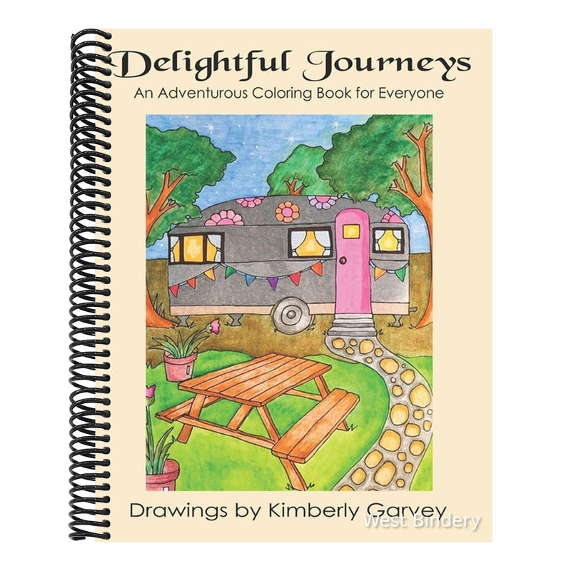 Delightful Journeys: An Adventurous Coloring Book For Everyone