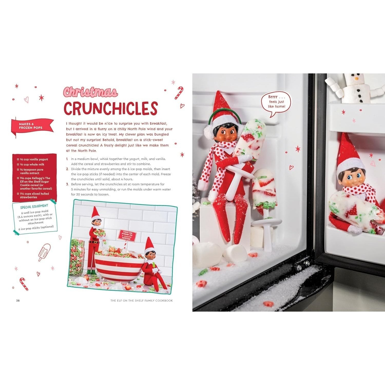 The Elf on the Shelf Family Cookbook: 50 Elftastic Recipes Plus Playful Elf Ideas, Games, Activities, and More!
