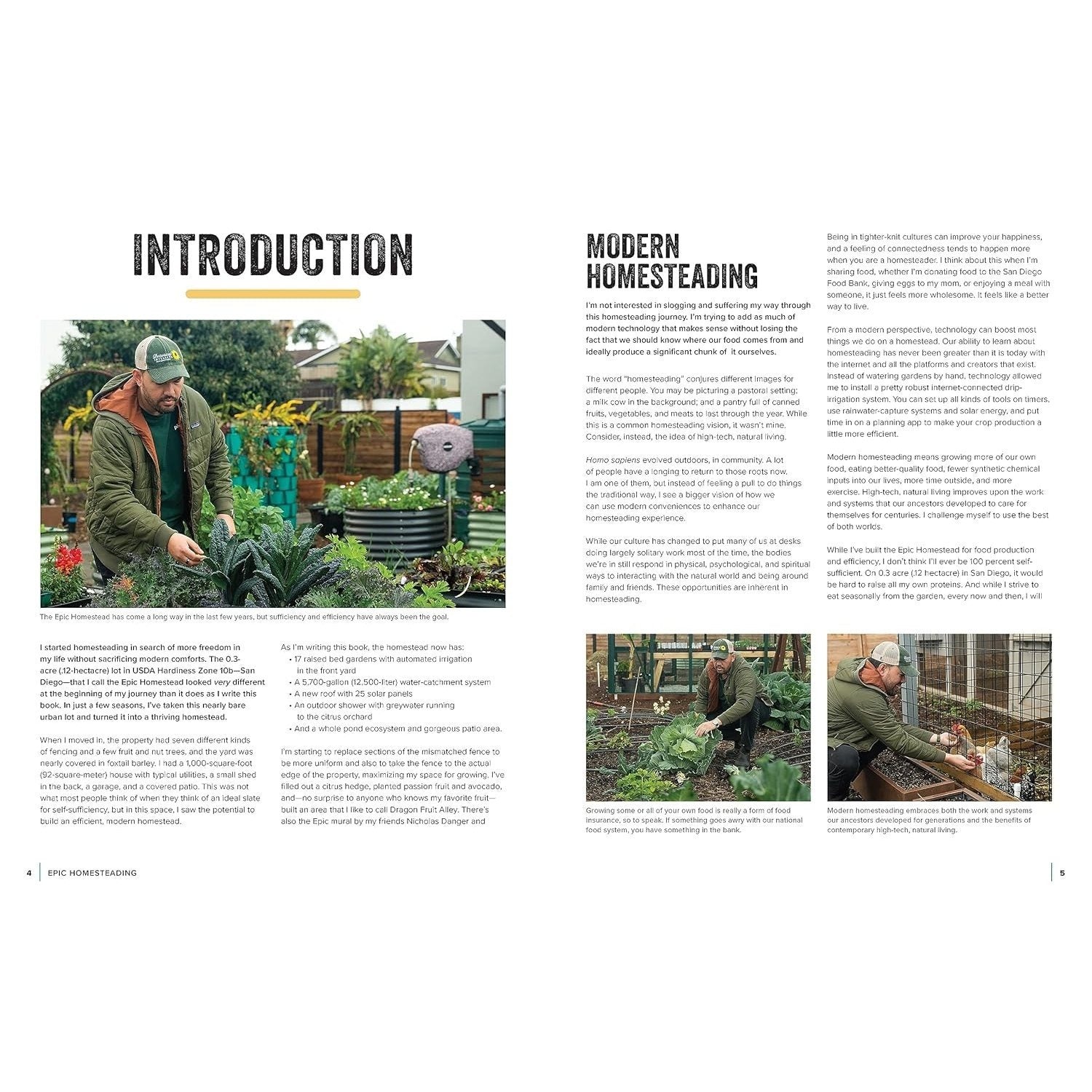 Epic Homesteading: Your Guide to Self-Sufficiency on a Modern, High-Tech, Backyard Homestead (Spiral Bound)