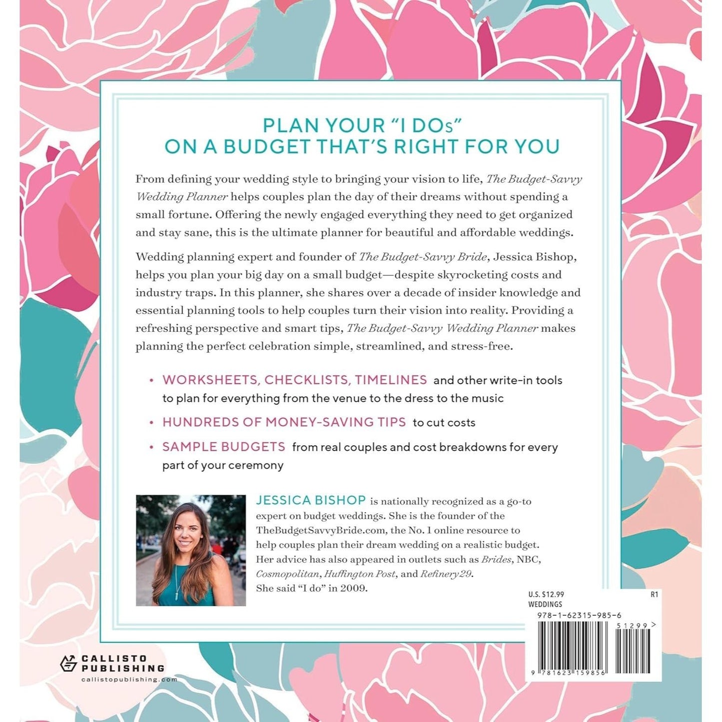 The Budget-Savvy Wedding Planner & Organizer: Checklists, Worksheets, and Essential Tools to Plan the Perfect Wedding on a Small Budget (Spiral Bound)