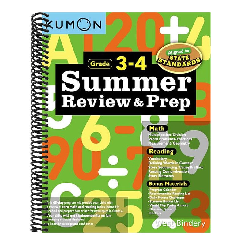 Kumon Summer Review and Prep 3-4