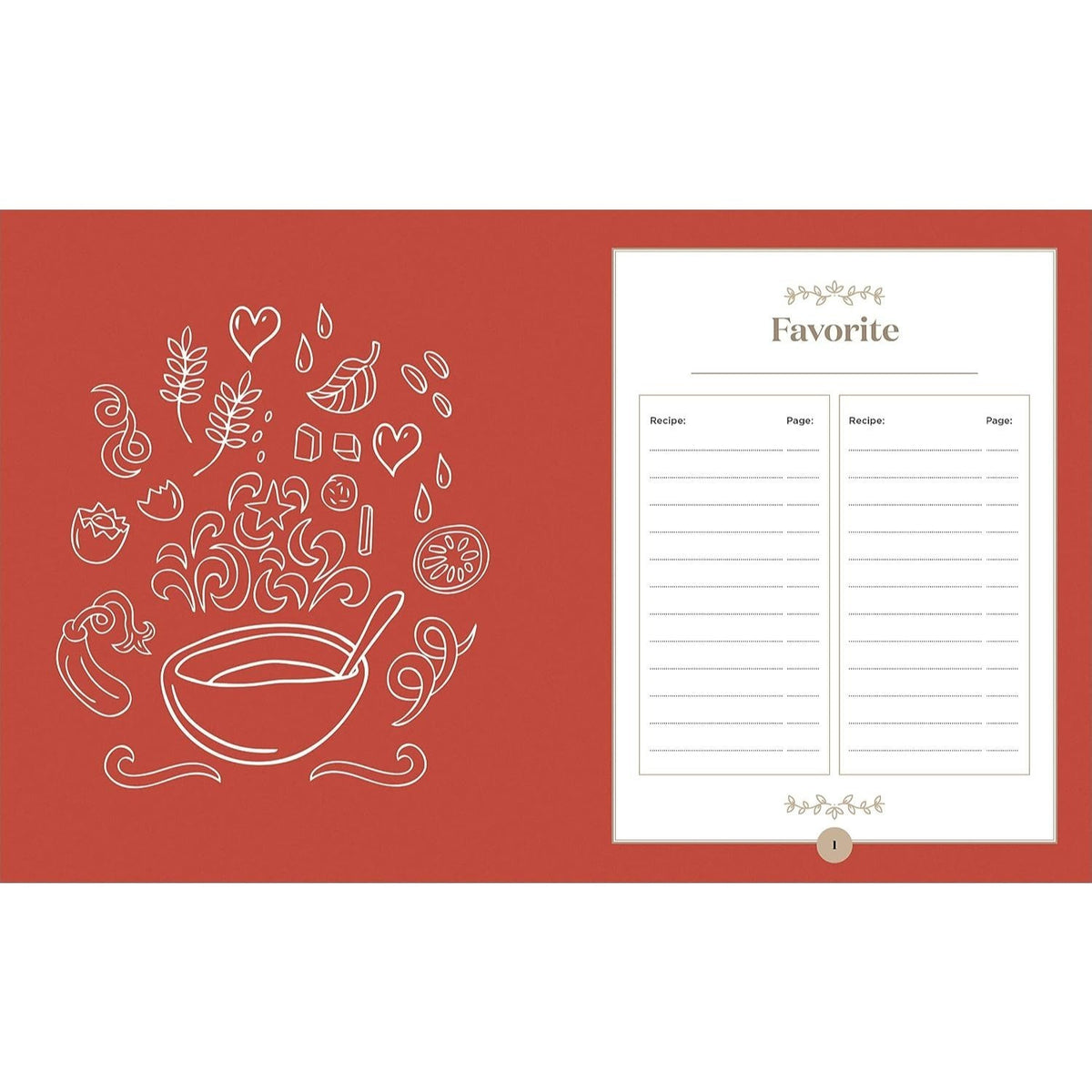My Family Favorites Recipe Journal: A Blank Keepsake Journal