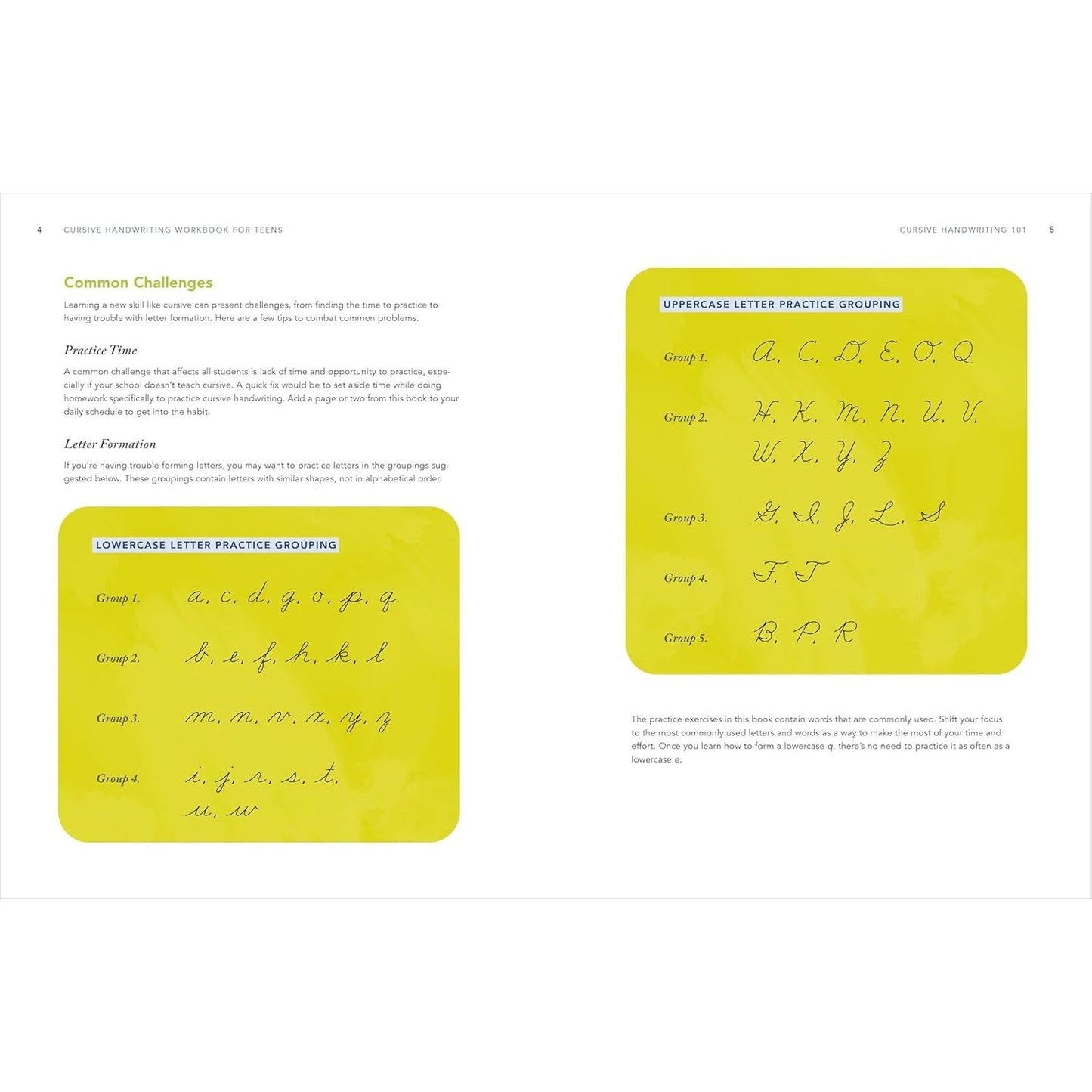 Cursive Handwriting Workbook for Teens: Exercises to Learn, Practice, and Improve