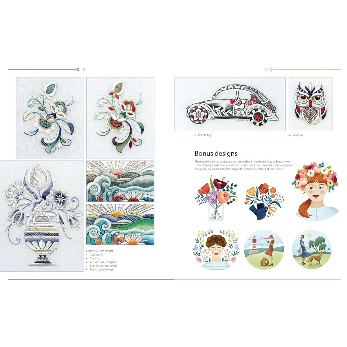 Trish Burr's Embroidery Transfers: Over 70 Iron-On Designs