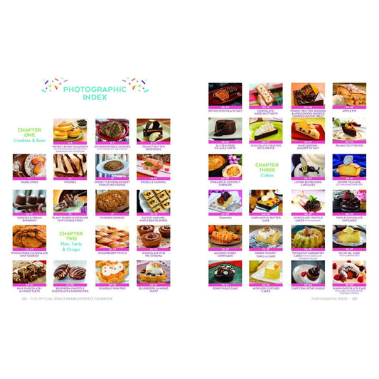 The Official Disney Parks Desserts Cookbook: Remembering 101 Sweet Delicious Disney Recipes (Delicious Disney) (Spiral Bound)