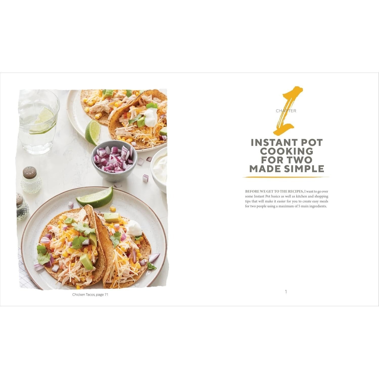 5-Ingredient Instant Pot Cookbook for Two