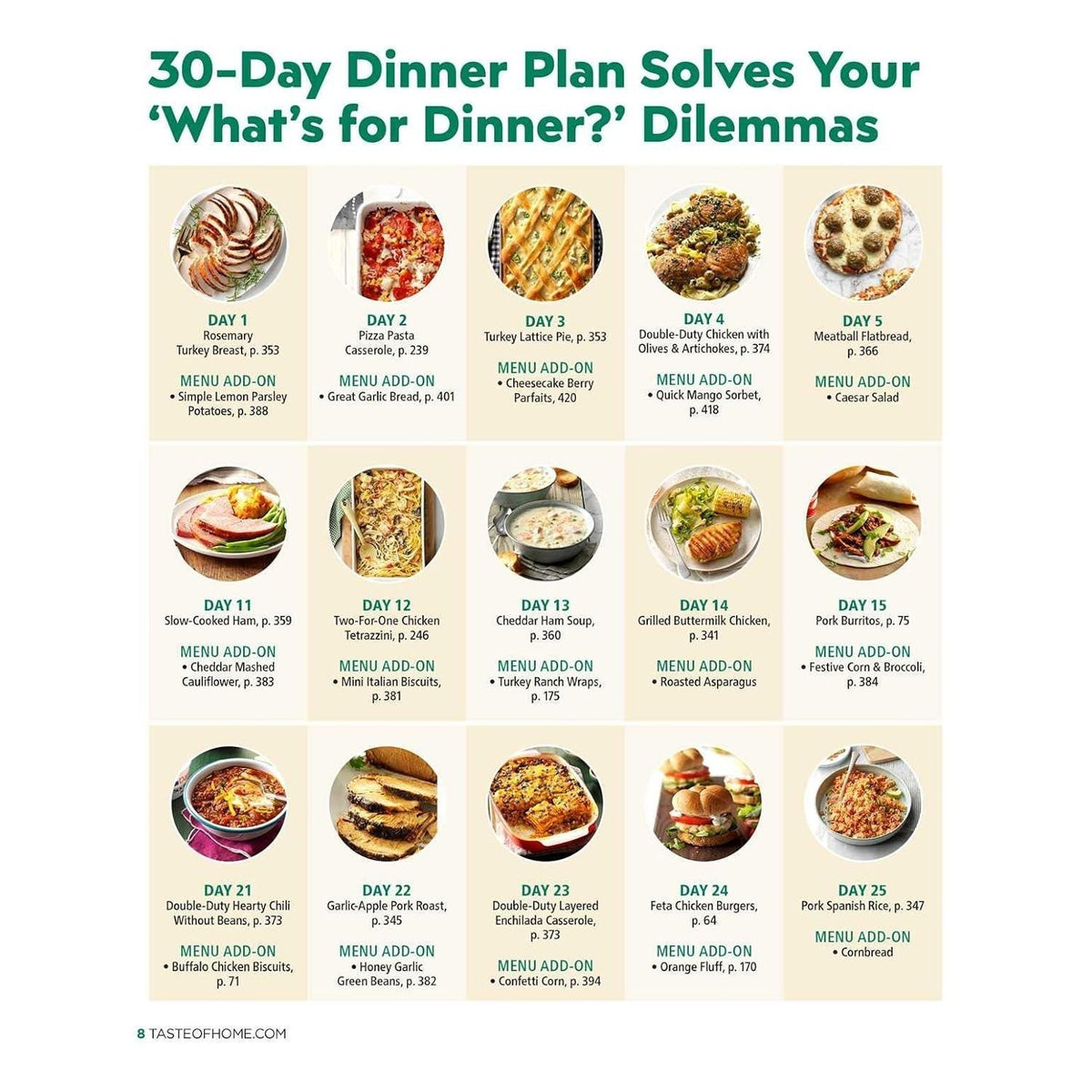 Taste of Home Meal Planning Cookbook: Over 500 Recipes, Tips & Secrets for Busy Meal Planners