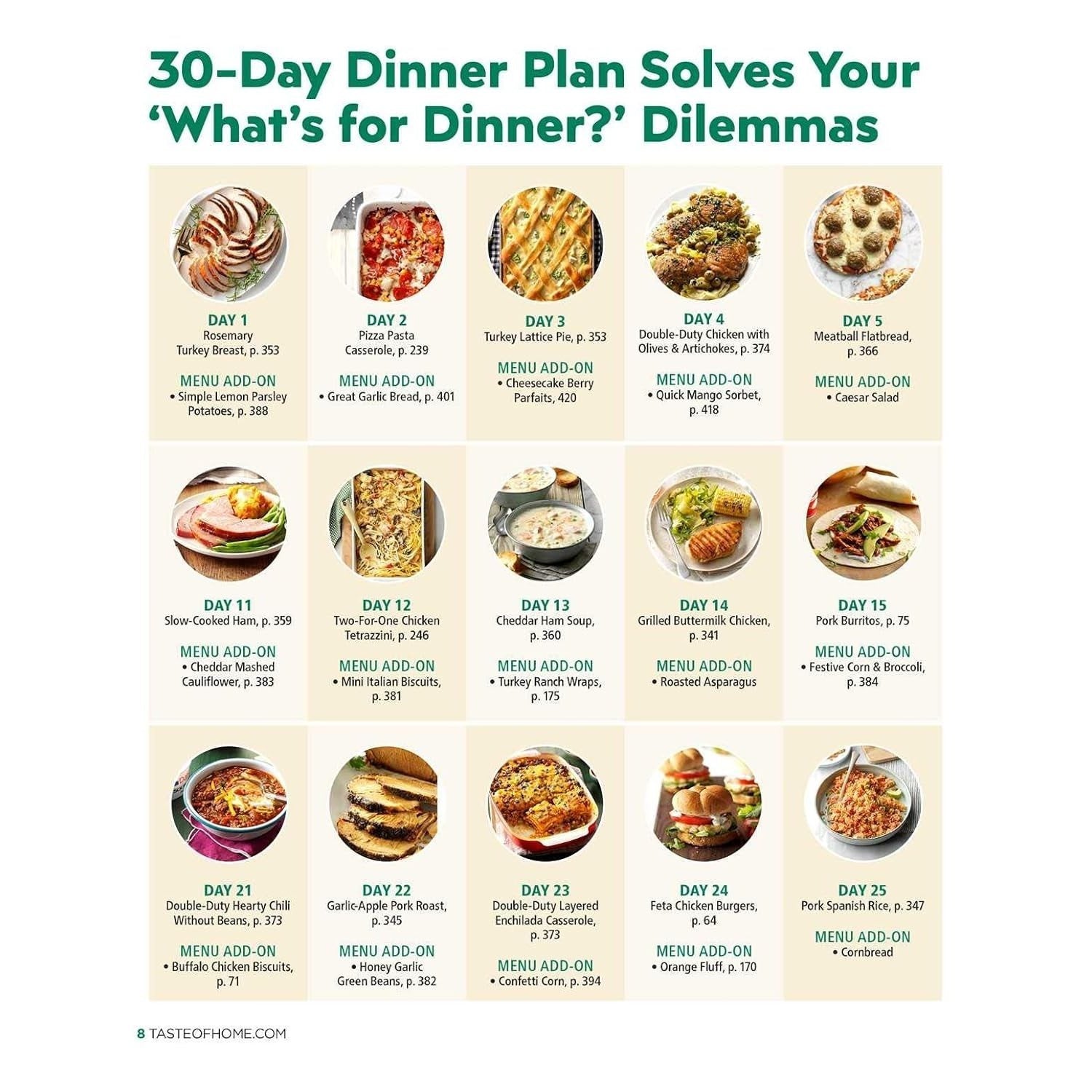 Taste of Home Meal Planning Cookbook: Over 500 Recipes, Tips & Secrets for Busy Meal Planners