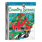 Creative Haven Country Scenes Color by Number Coloring Book