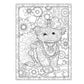 Creative Haven Playful Puppies Coloring Book