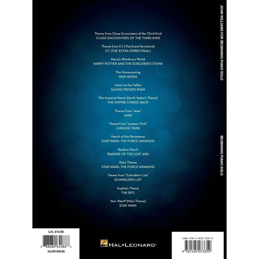 John Williams for Beginning Piano Solo - John Williams Book with Simplified Sheet Music for Piano