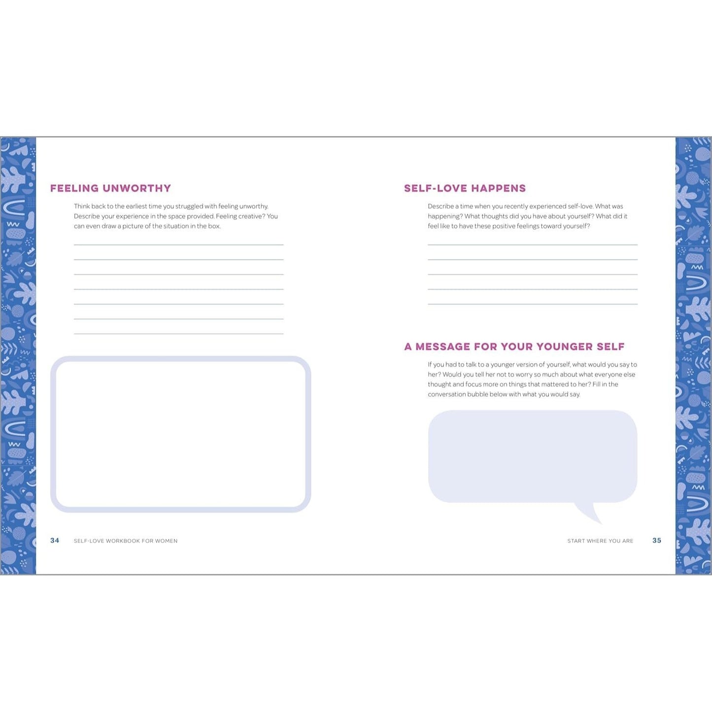 Self-Love Workbook for Women: Release Self-Doubt, Build Self-Compassion, and Embrace Who You Are (Self-Love for Women) (Spiral Bound)