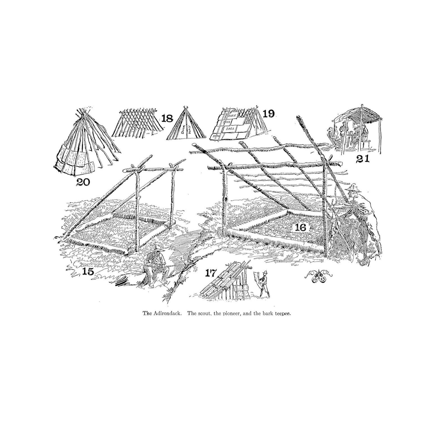 Shelters, Shacks, and Shanties: The Classic Guide to Building Wilderness Shelters