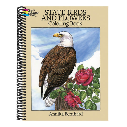 State Birds and Flowers Coloring Book