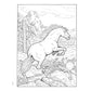 Creative Haven Great Horses Coloring Book