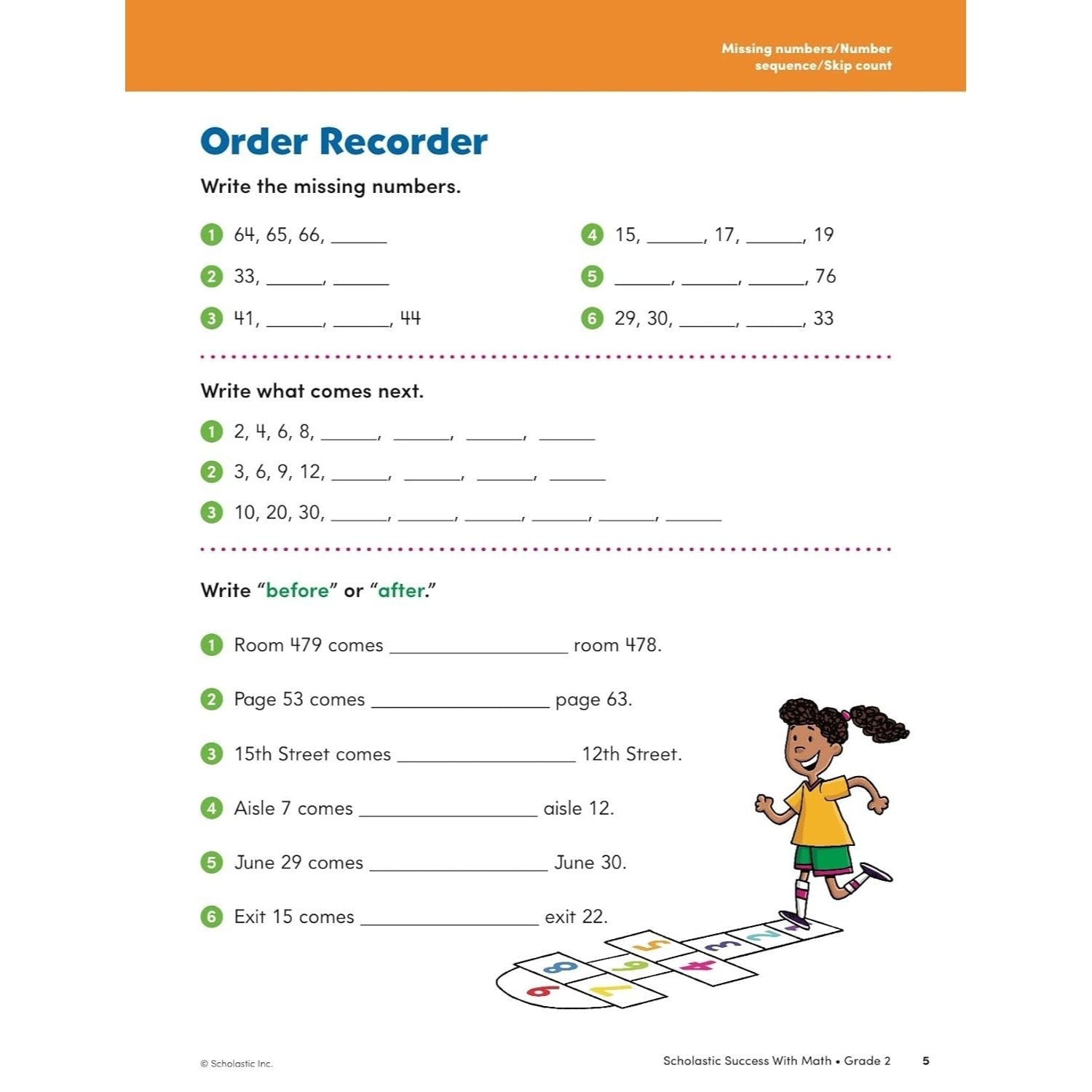 Scholastic Success with Math Grade 2 Workbook