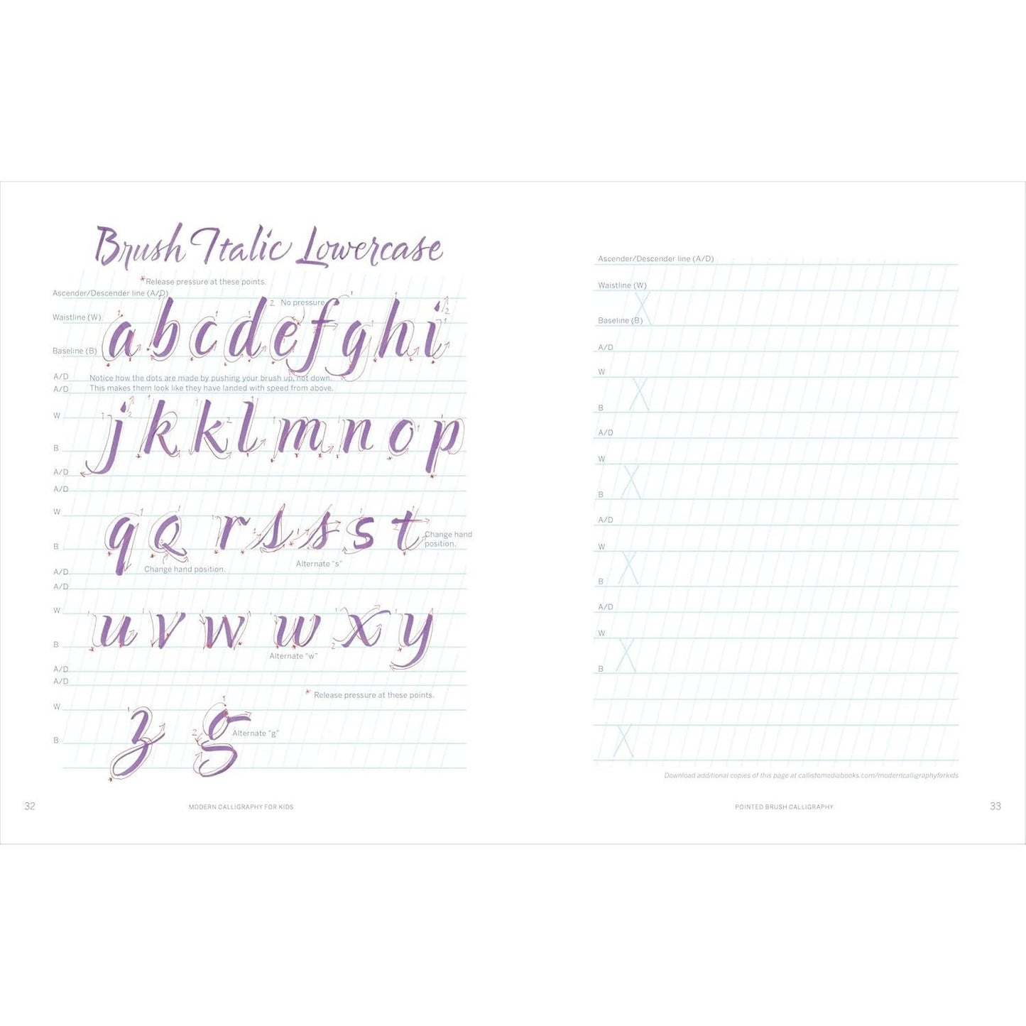 Modern Calligraphy for Kids: A Step-By-Step Guide and Workbook for Lettering Fun