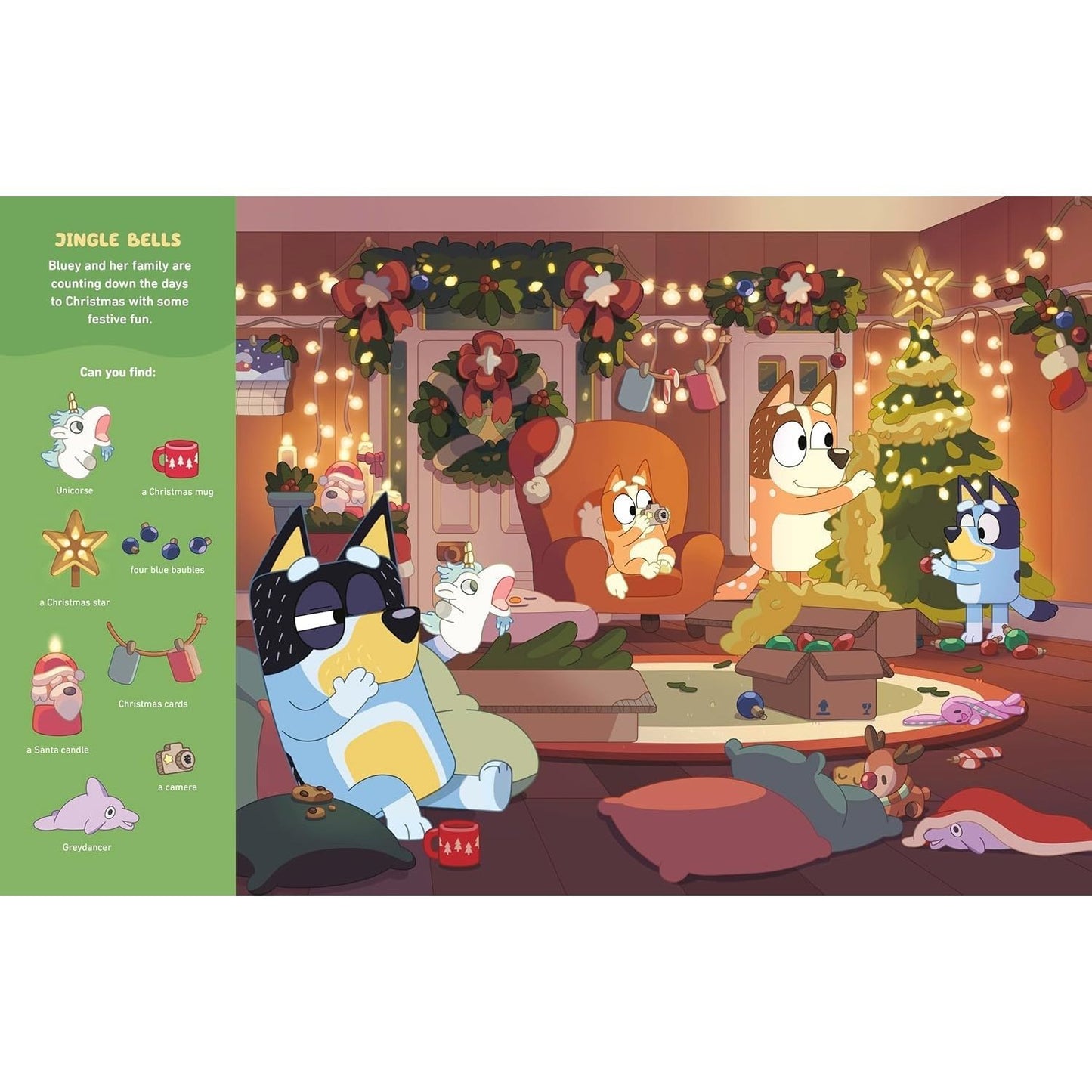 Where's Bluey? at Christmas: A Search-And-Find Book (Spiral Bound)