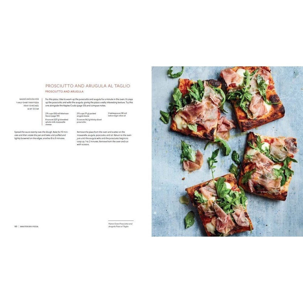 Mastering Pizza: The Art and Practice of Handmade Pizza, Focaccia, and Calzone [A Cookbook] (Spiral Bound)