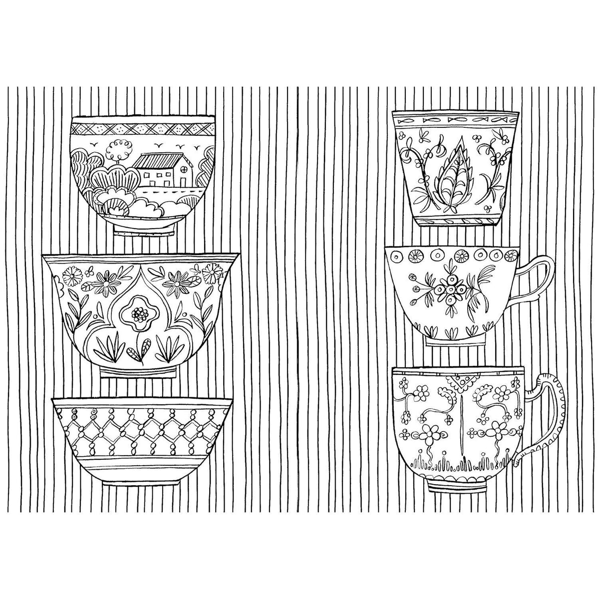 The Mindfulness Coloring Book: Relaxing, Anti-Stress Nature Patterns and Soothing Designs