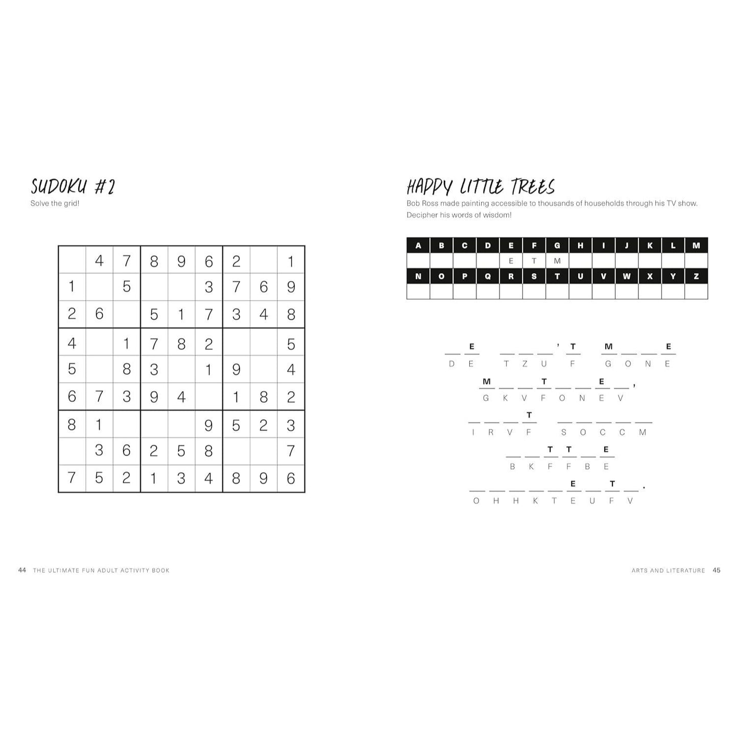 The Ultimate Fun Adult Activity Book: Logic Puzzles, Sudoku, Mazes, Word Searches, Crosswords, Acrostics, Coloring, and More!